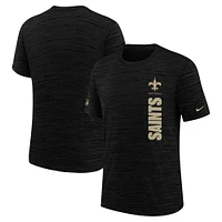 Youth Nike Black New Orleans Saints Sideline Velocity Performance T-Shirt