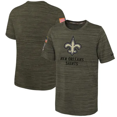 Women's Nike Olive New Orleans Saints 2022 Salute To Service Legend T-Shirt