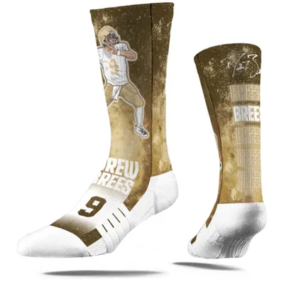 Drew Brees New Orleans Saints Strideline Youth Galaxy Crew Socks