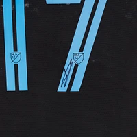 Maillot adidas noir dédicacé par Hannes Wolf du New York City FC, numéro 17, utilisé lors de la saison 2024 de la MLS - Taille S