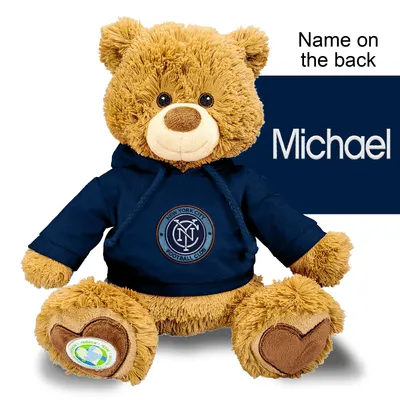 New York City FC Infant Personalized Plush Bear - Navy