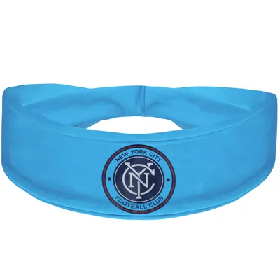 New York City FC Primary Logo Cooling Headband - Light Blue