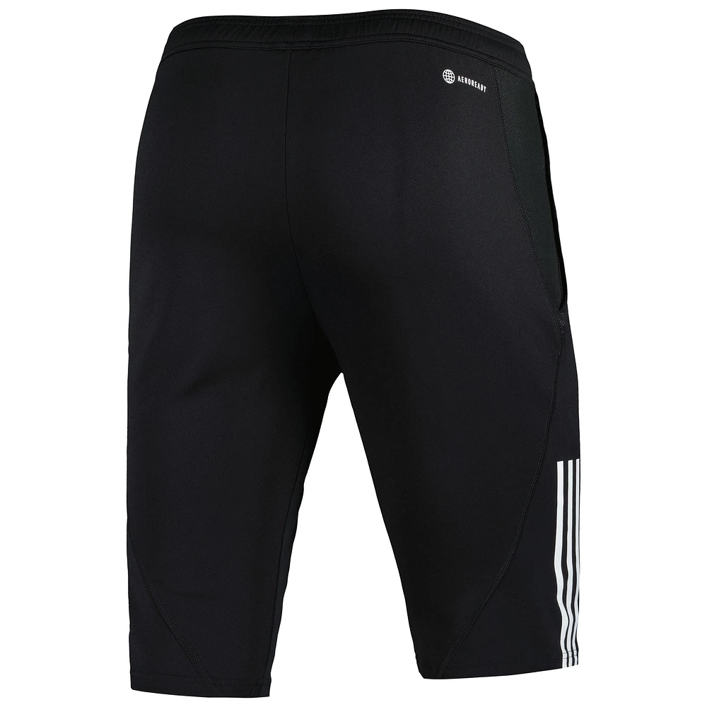 Men's adidas Black New York City FC 2023 On-Field Training AEROREADY Half Pants