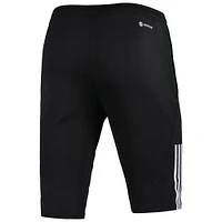 Men's adidas Black New York City FC 2023 On-Field Training AEROREADY Half Pants
