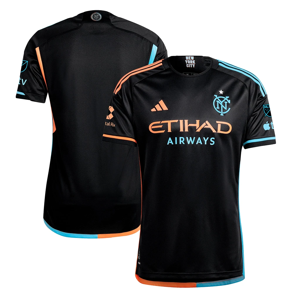 Maillot adidas New York City FC 2024 24/7 authentique pour homme - Noir