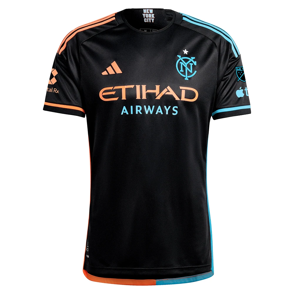 Men's adidas Kevin O'Toole Black New York City FC 2024 24/7 Kit Authentic Player Jersey