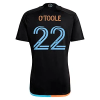 Men's adidas Kevin O'Toole Black New York City FC 2024 24/7 Kit Replica Player Jersey