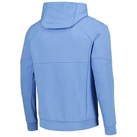 Men's adidas Light Blue New York City FC 2023 Player Travel Pullover Hoodie