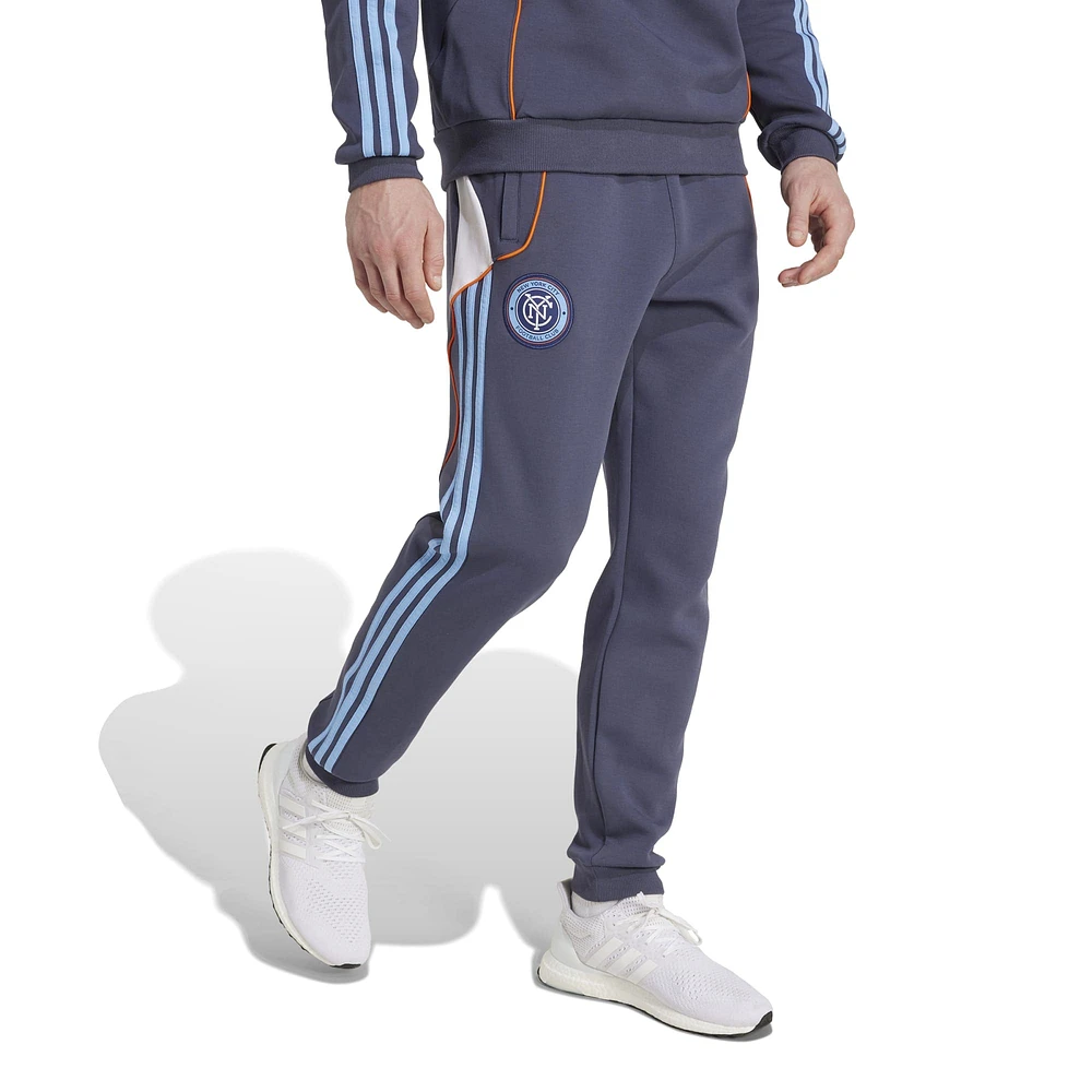 Men's adidas Navy New York City FC 2025 Travel Pants