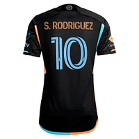 Men's adidas Santiago Rodríguez Black New York City FC 2024 24/7 Kit Authentic Player Jersey