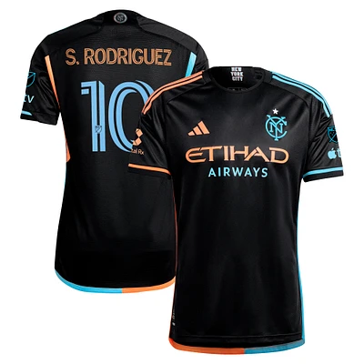 Maillot de joueur authentique adidas Santiago Rodríguez pour homme New York City FC 2024 24/7 Kit