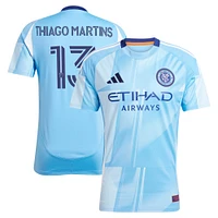 Maillot réplique du kit Excelsior 2025 de Thiago Martins pour homme bleu clair adidas