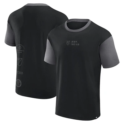 Men's Fanatics Black New York City FC Recovery T-Shirt