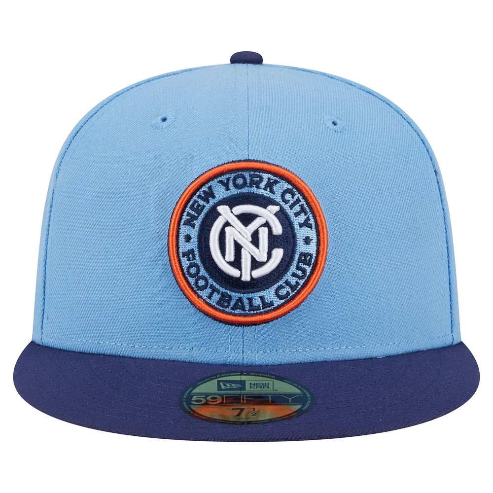 Men's New Era  Blue York City FC 2025 Kickoff 59FIFTY Fitted Hat