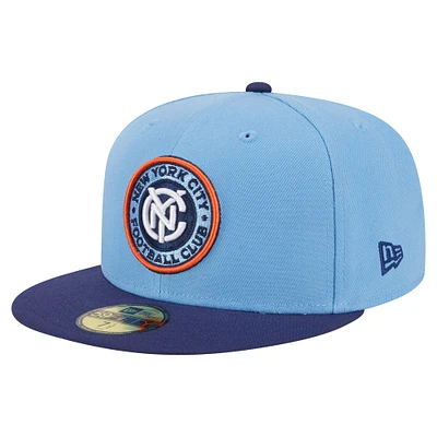 Men's New Era  Blue York City FC 2025 Kickoff 59FIFTY Fitted Hat