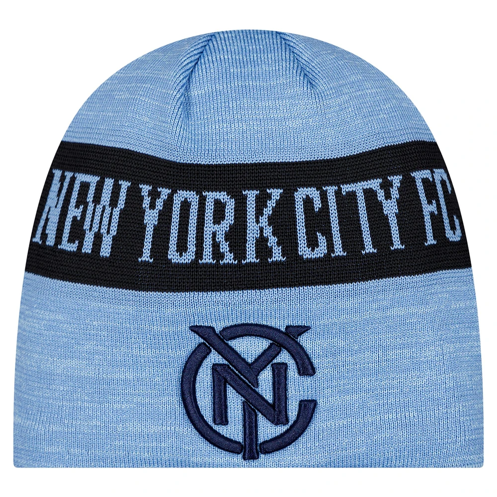 Men's New Era Blue New York City FC 2025 Kickoff Beanie