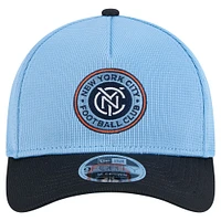 Casquette ajustable New Era bleu clair New York City FC 2025 Jersey Hook 9FORTY M-Crown pour homme