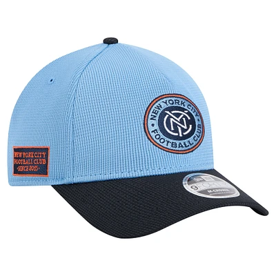 Casquette ajustable New Era bleu clair New York City FC 2025 Jersey Hook 9FORTY M-Crown pour homme