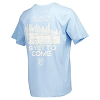 T-shirt décontracté épais bleu ciel New York City FC Street pour hommes