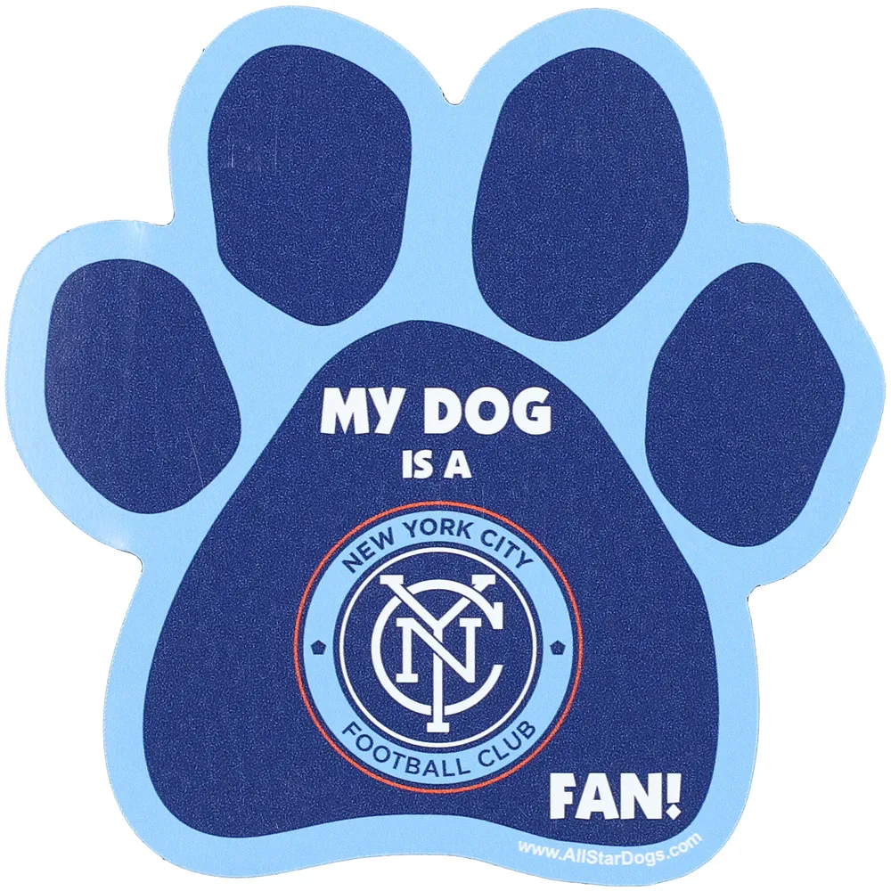 New York City FC Paw Car Magnet