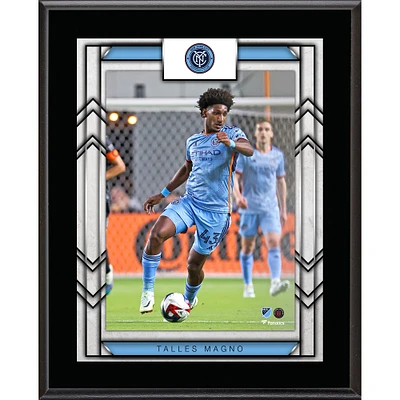 Plaque de joueur sublimée Talles Magno New York City FC 10,5" x 13"