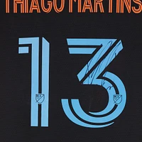 Thiago Martins New York City FC Autographed Match-Used #13 Black adidas Jersey from the 2024 MLS Season - Size M