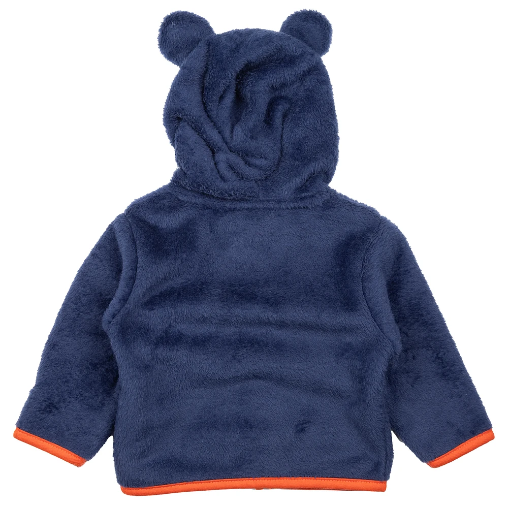 Toddler Sport Design Sweden  Navy New York City FC Tie-Breaker Teddy Full-Zip Hoodie