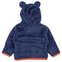 Toddler Sport Design Sweden  Navy New York City FC Tie-Breaker Teddy Full-Zip Hoodie