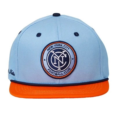 Unisex Live Breathe Futbol Light Blue New York City FC Snapback Hat