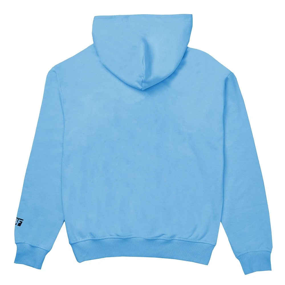 Sweat à capuche unisexe Live Breathe Futbol Sky Blue New York City FC Crest