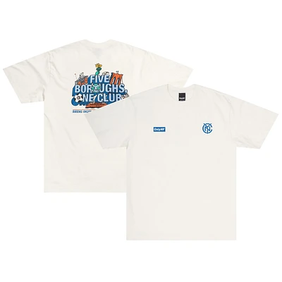 T-shirt unisexe Only NY x NYCFC Natural Five Boroughs