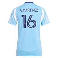 Women's adidas Alonso Martínez Light Blue New York City FC 2025 The Excelsior Kit Replica Player Jersey