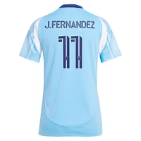 Women's adidas Julian Fernandez Light Blue New York City FC 2025 The Excelsior Kit Replica Player Jersey