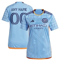 Maillot réplique personnalisé adidas New York City FC 2023 The Interboro Kit bleu clair pour femme