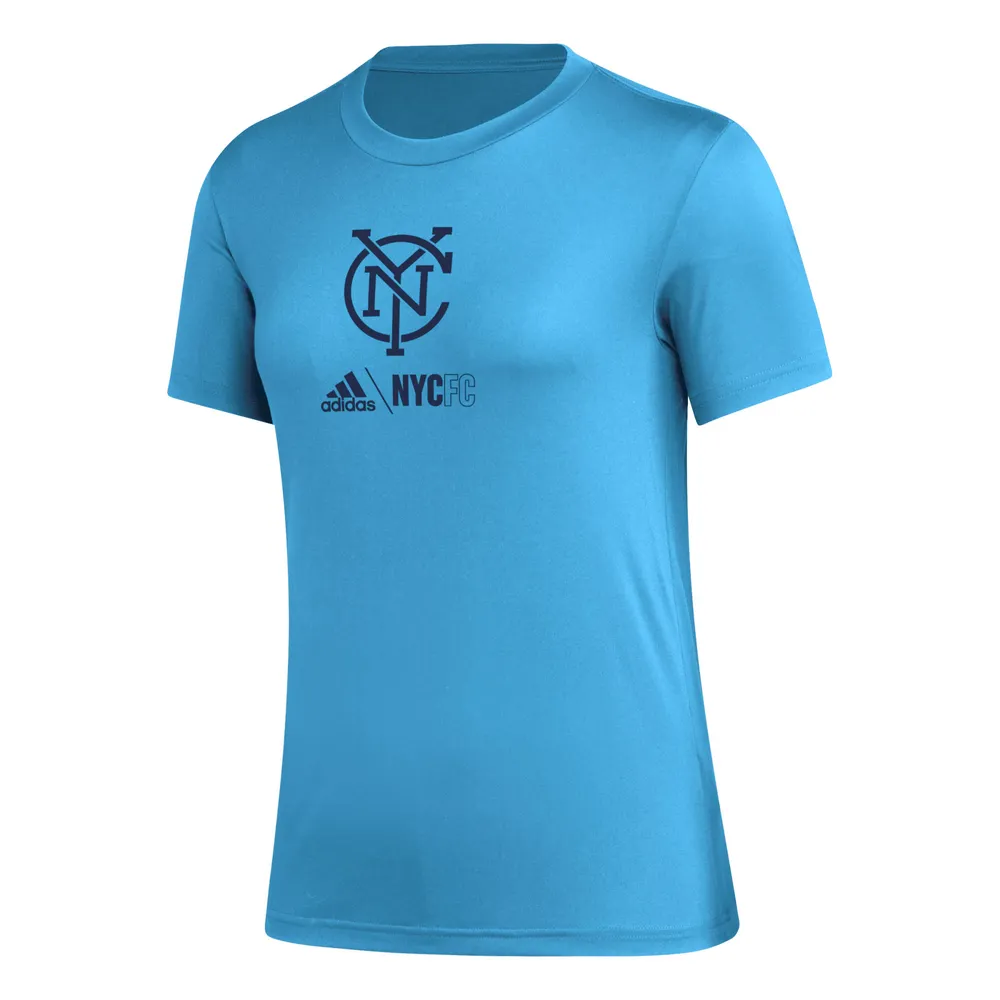 T-shirt adidas New York City FC AEROREADY Club Icon bleu clair pour femme