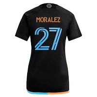 Maillot réplique du New York City FC 2024 24/7 Kit pour femme adidas Maximiliano Moralez noir