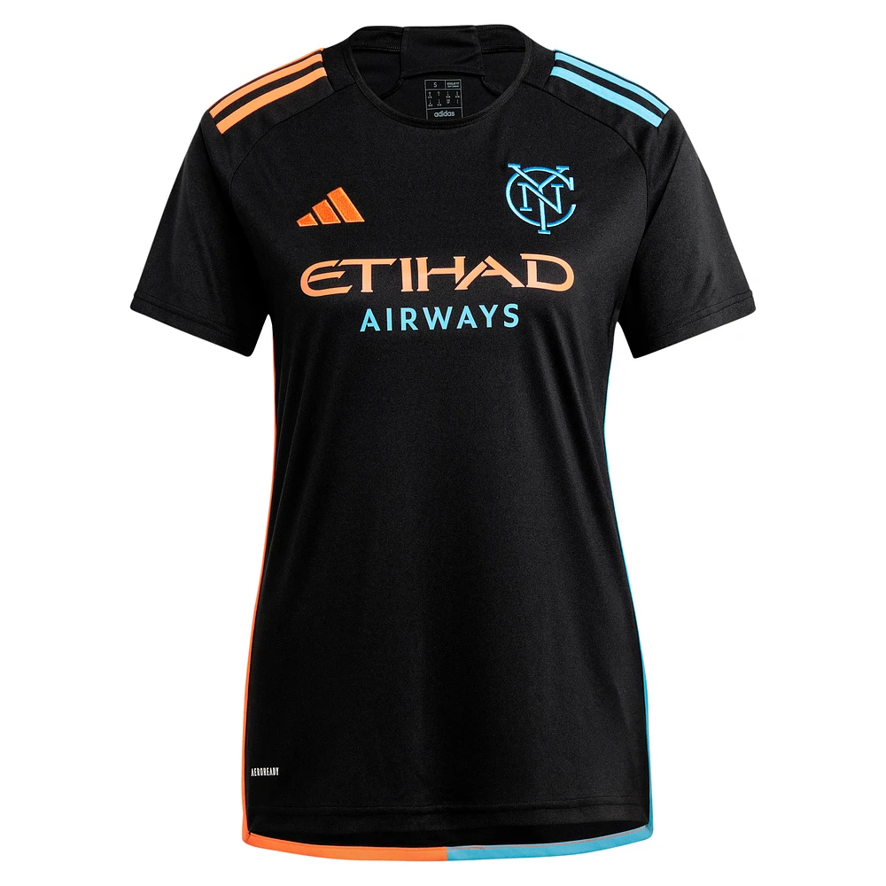 Women's adidas Santiago Rodríguez Black New York City FC 2024 24/7 Kit Replica Player Jersey