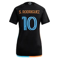 Women's adidas Santiago Rodríguez Black New York City FC 2024 24/7 Kit Replica Player Jersey