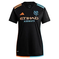 Women's adidas Strahinja Tanasijevic Black New York City FC 2024 24/7 Kit Replica Player Jersey