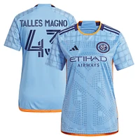 Maillot New York City FC 2023 The Interboro Kit adidas Talles Magno pour femme Bleu clair