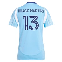 Women's adidas Thiago Martins Light Blue New York City FC 2025 The Excelsior Kit Replica Player Jersey