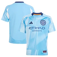 Youth adidas  Light Blue New York City FC 2025 The Excelsior Kit Replica Jersey