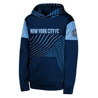 Sweat à capuche bleu imbattable du New York City FC pour jeunes