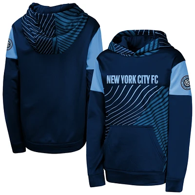 Sweat à capuche bleu imbattable du New York City FC pour jeunes