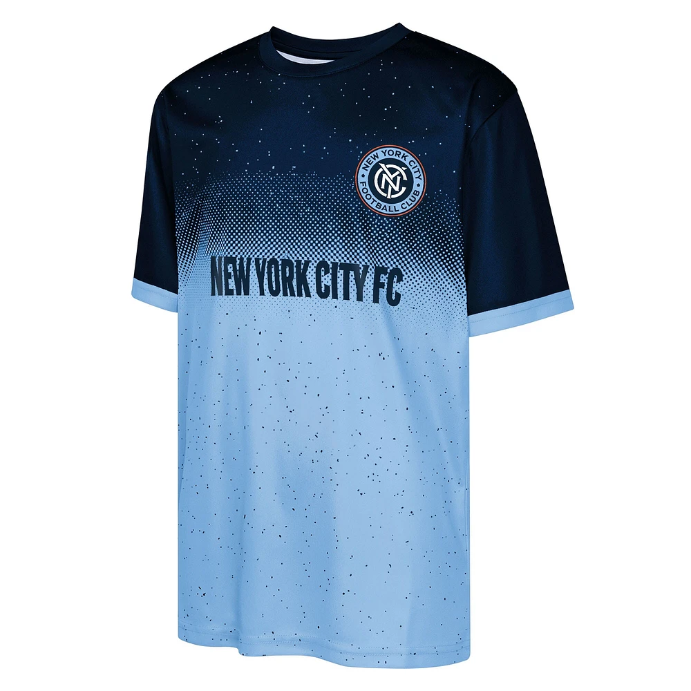 Youth Navy/Light Blue New York City FC Stalwart Defender T-Shirt