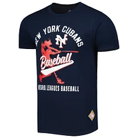 Men's Stitches Navy New York Cubans Soft Style T-Shirt