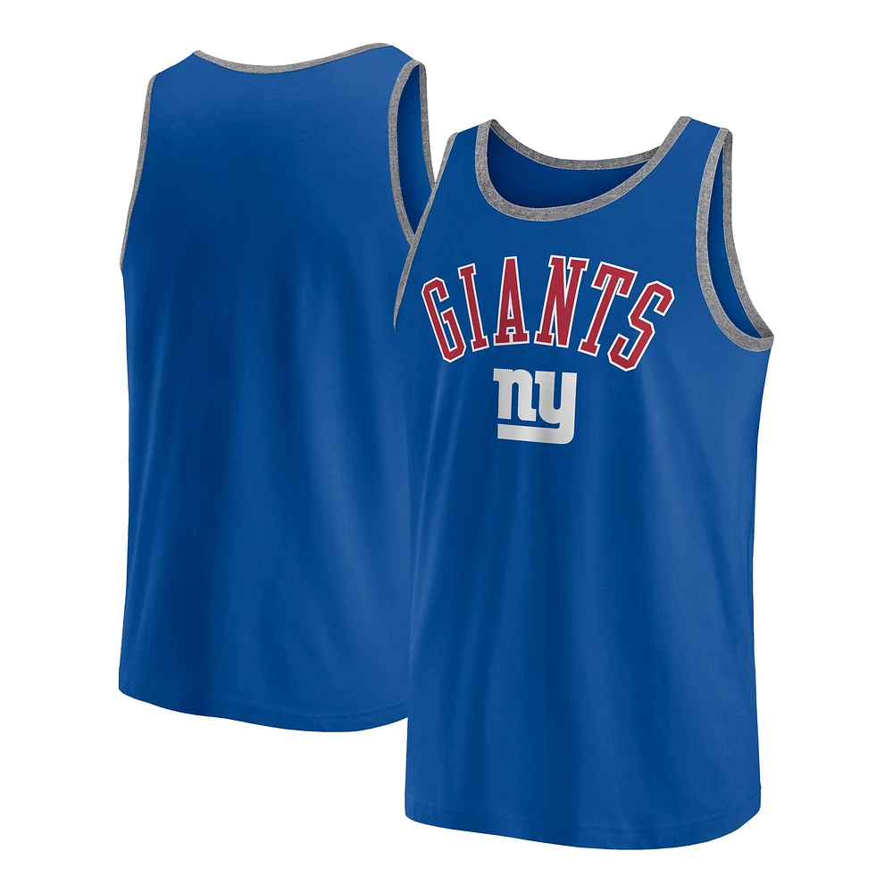 Débardeur Fanatics Royal New York Giants Bet pour hommes