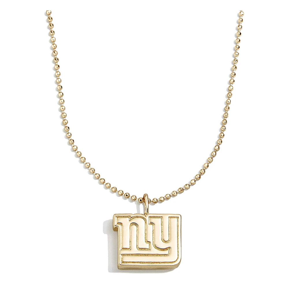 BaubleBar Collier avec pendentif avec logo des Giants de New York