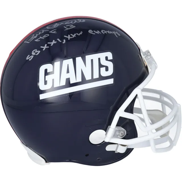 Bill Parcells & Lawrence Taylor New York Giants Fanatics Authentic  Autographed Riddell Flat White Alternate Revolution Speed Authentic Helmet  with Hall of Fame Inscriptions