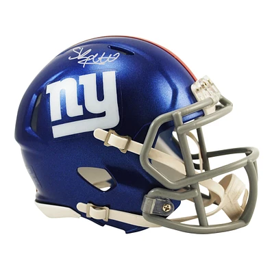 Cam Skattebo New York Giants Autographed Riddell Speed Mini Helmet